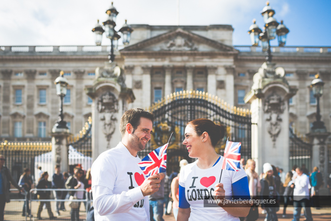 Fotos de Pre Boda en Palacio de Buckingham Londres