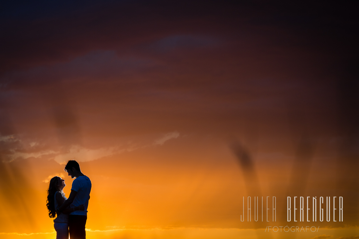 Fotos de Fotografos de Boda y Pre-Boda al Atardecer  Elche Alicante Murcia Valencia 2