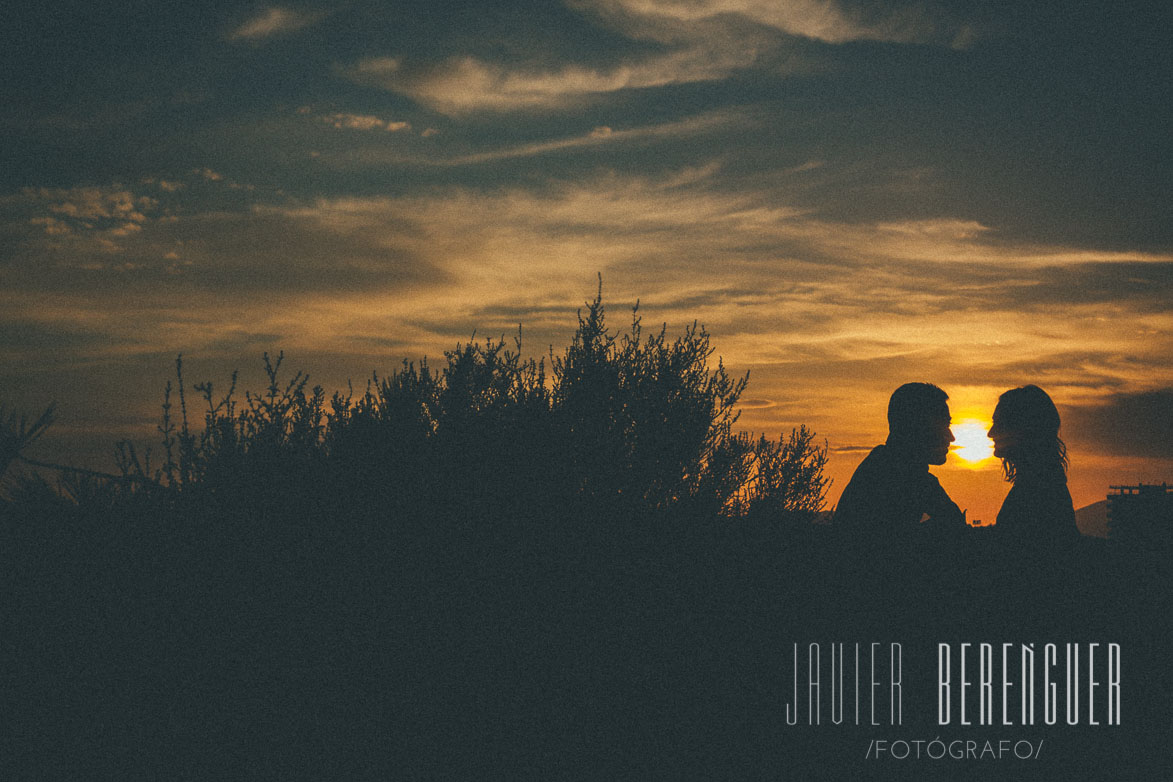 Fotos de Fotógrafos de Boda atardecer en Elche Alicante Murcia