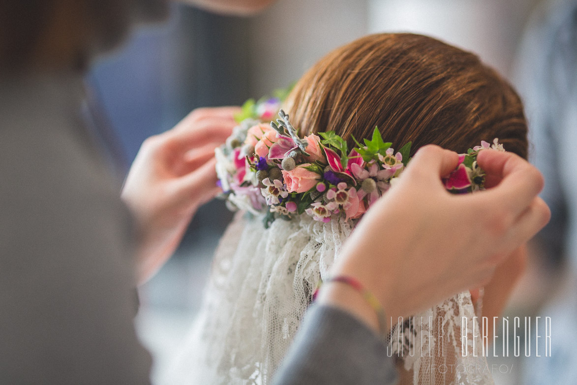 Tocados para novia en Murcia Emy Florista 