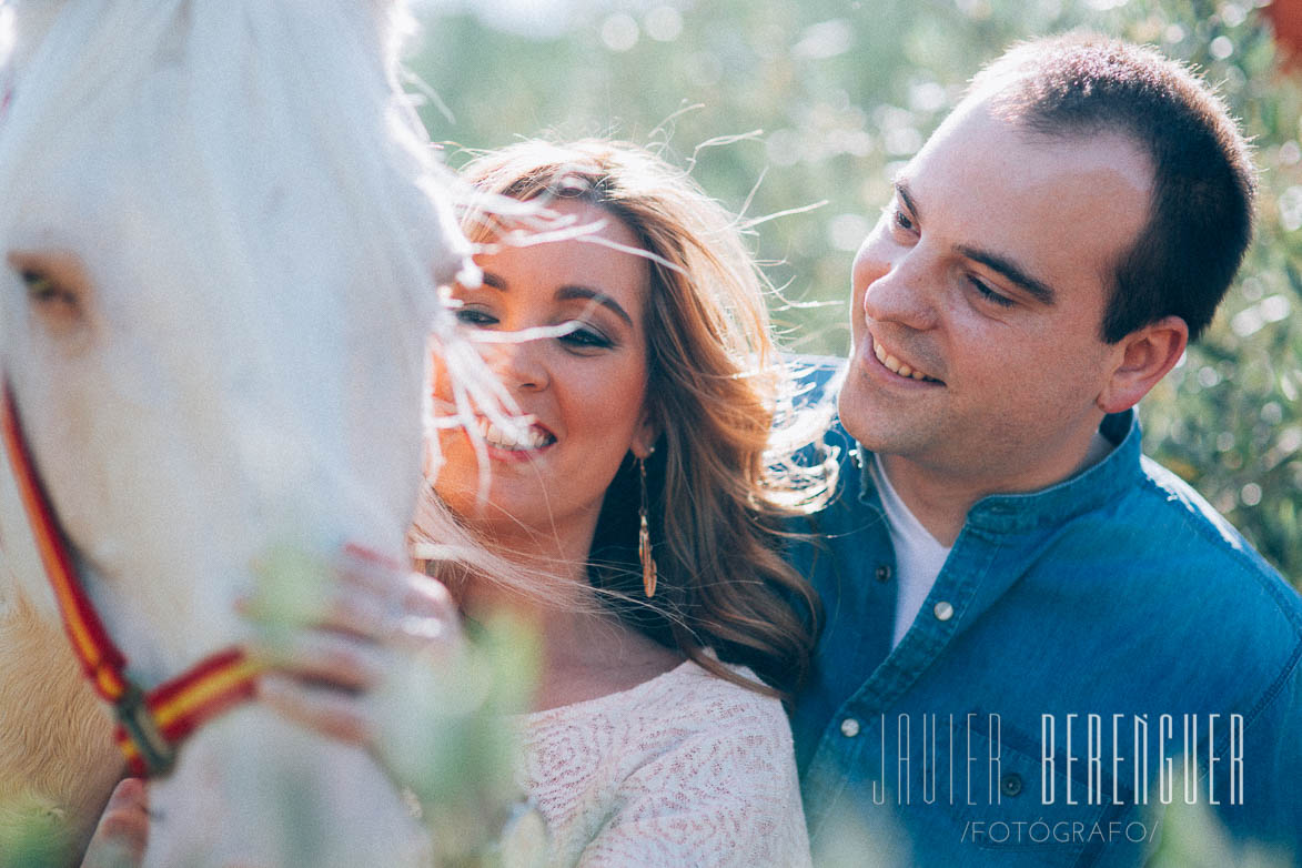 Fotógrafos Pre de Boda Caballos Cartagena