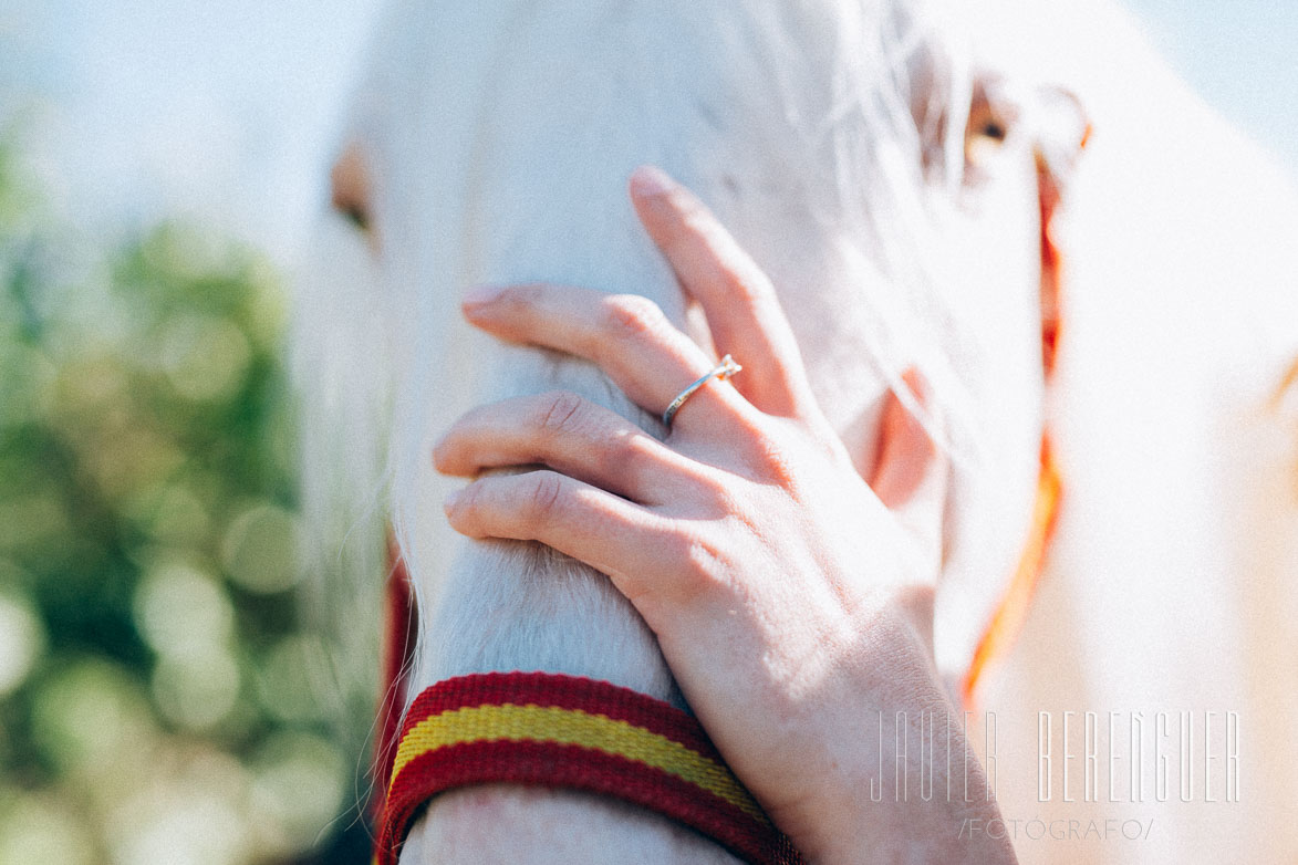 Fotógrafos Pre de Boda Caballos Cartagena