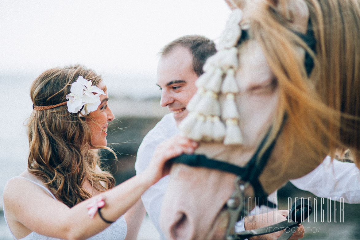 Fotógrafos Pre Boda Caballos Cartagena