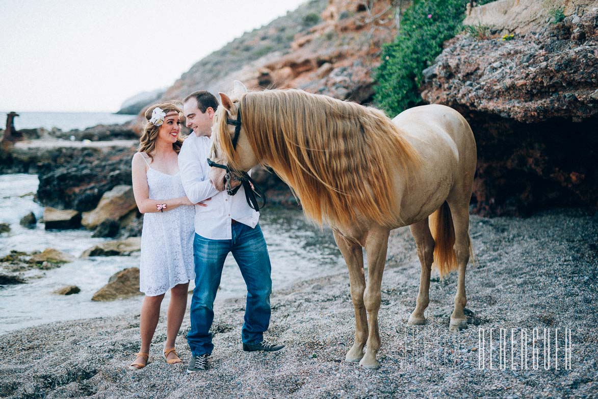 Fotógrafos Pre Boda Caballos Cartagena