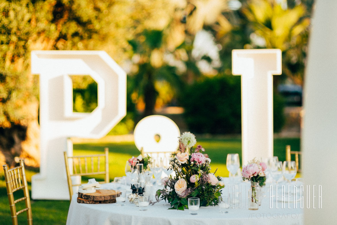 Fotografos Fotos Decoracion de Boda Finca Torrero Elche Alicante