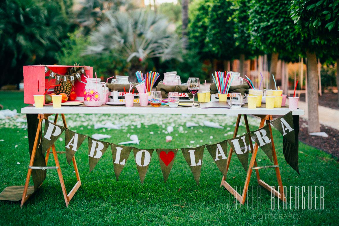 Fotografos Fotos Decoracion de Boda Finca Torrero Elche Alicante