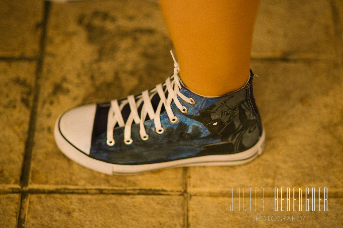 Zapatillas personalizadas para boda Vans Converse