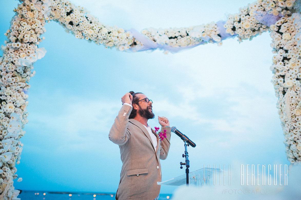 Arco para Boda de Flores Collados Beach La Manga Mar Menor Murcia