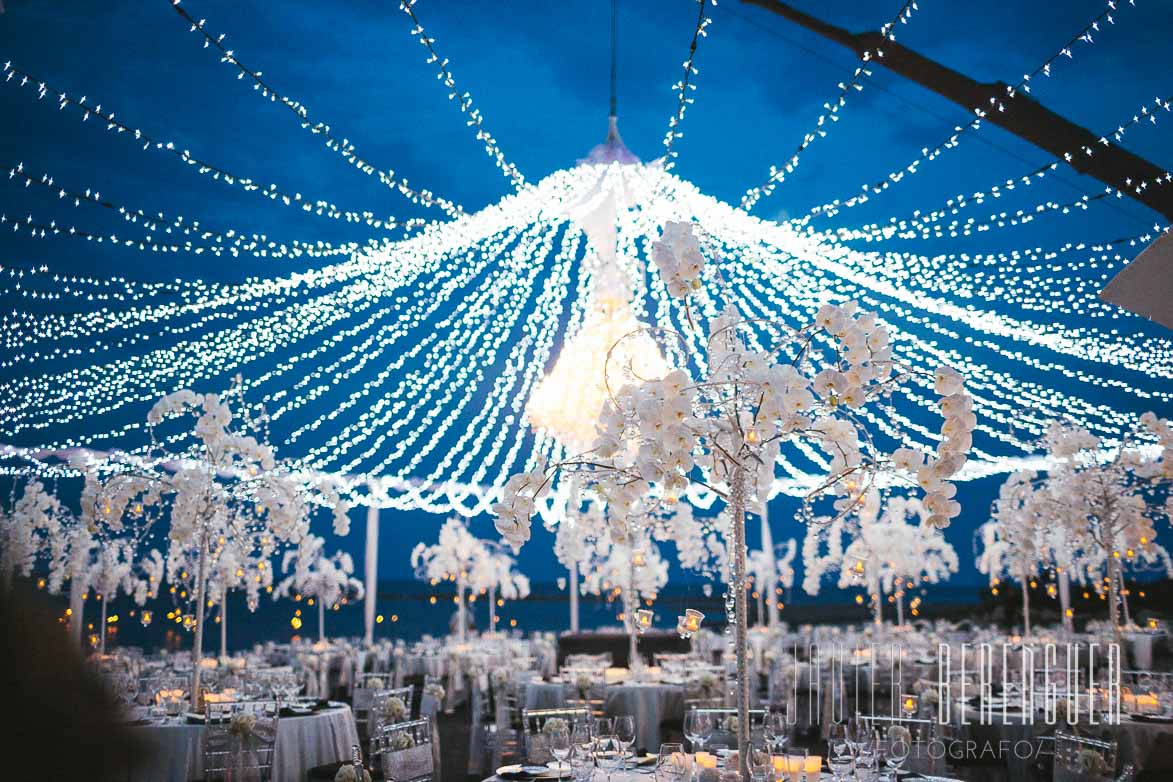 Boda Lamparas y Luces Collados Beach La Manga Mar Menor Murcia