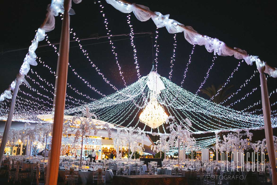 Boda Lamparas y Luces Collados Beach La Manga Mar Menor Murcia