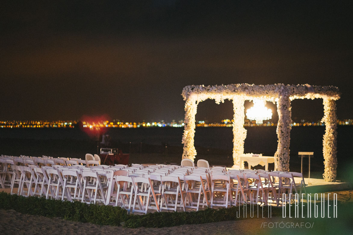 Arco para Boda de Flores Collados Beach La Manga Mar Menor Murcia