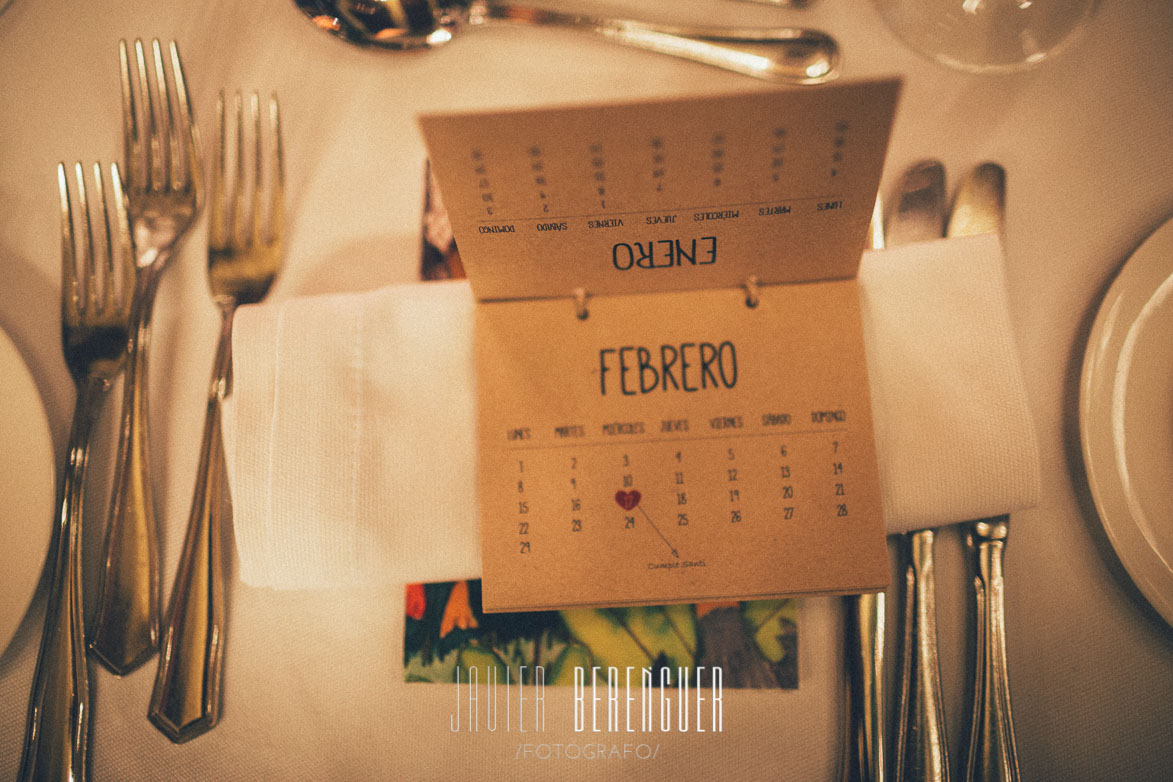 Invitacion Boda Calendario