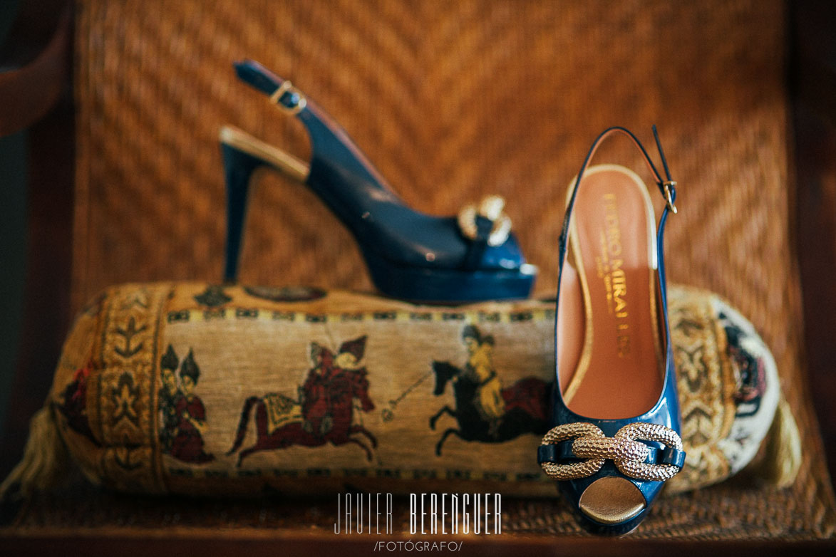 Zapatos para novia Azules Pedro Miralles