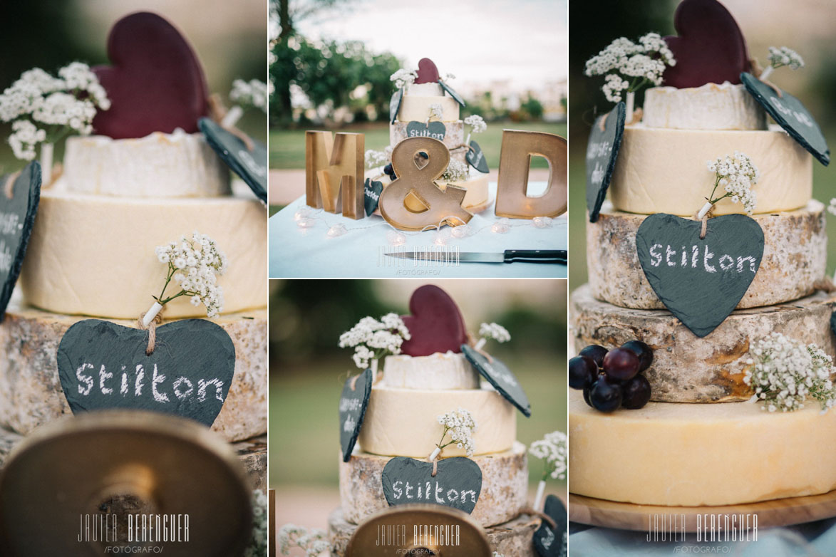 Tarta de Quesos para Boda