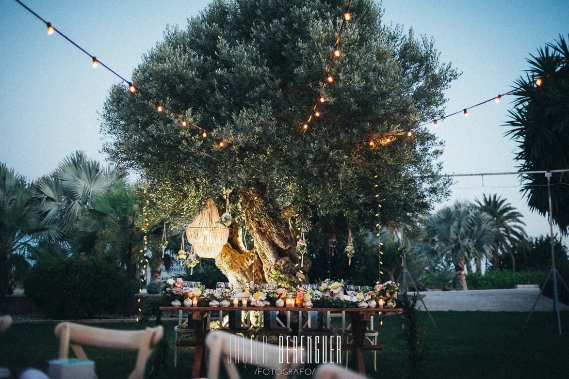 Decoración para Boda Finca El Torrero