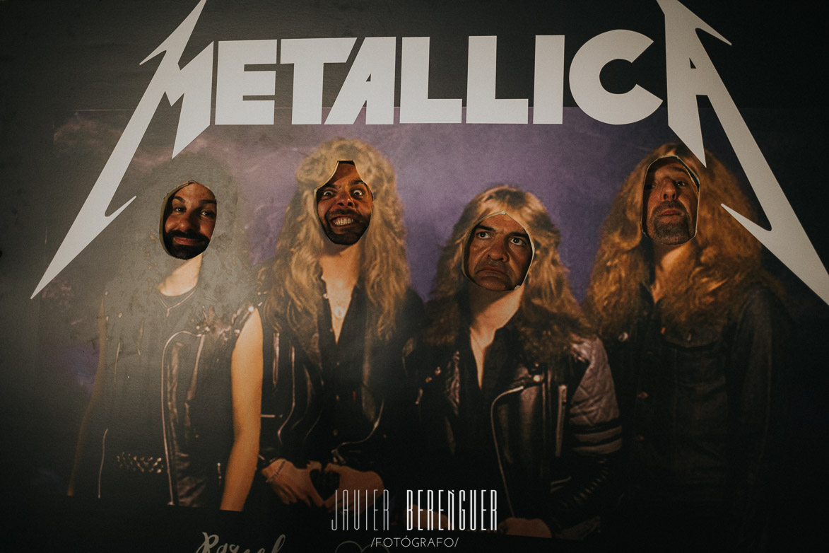 Photocall Metallica Boda