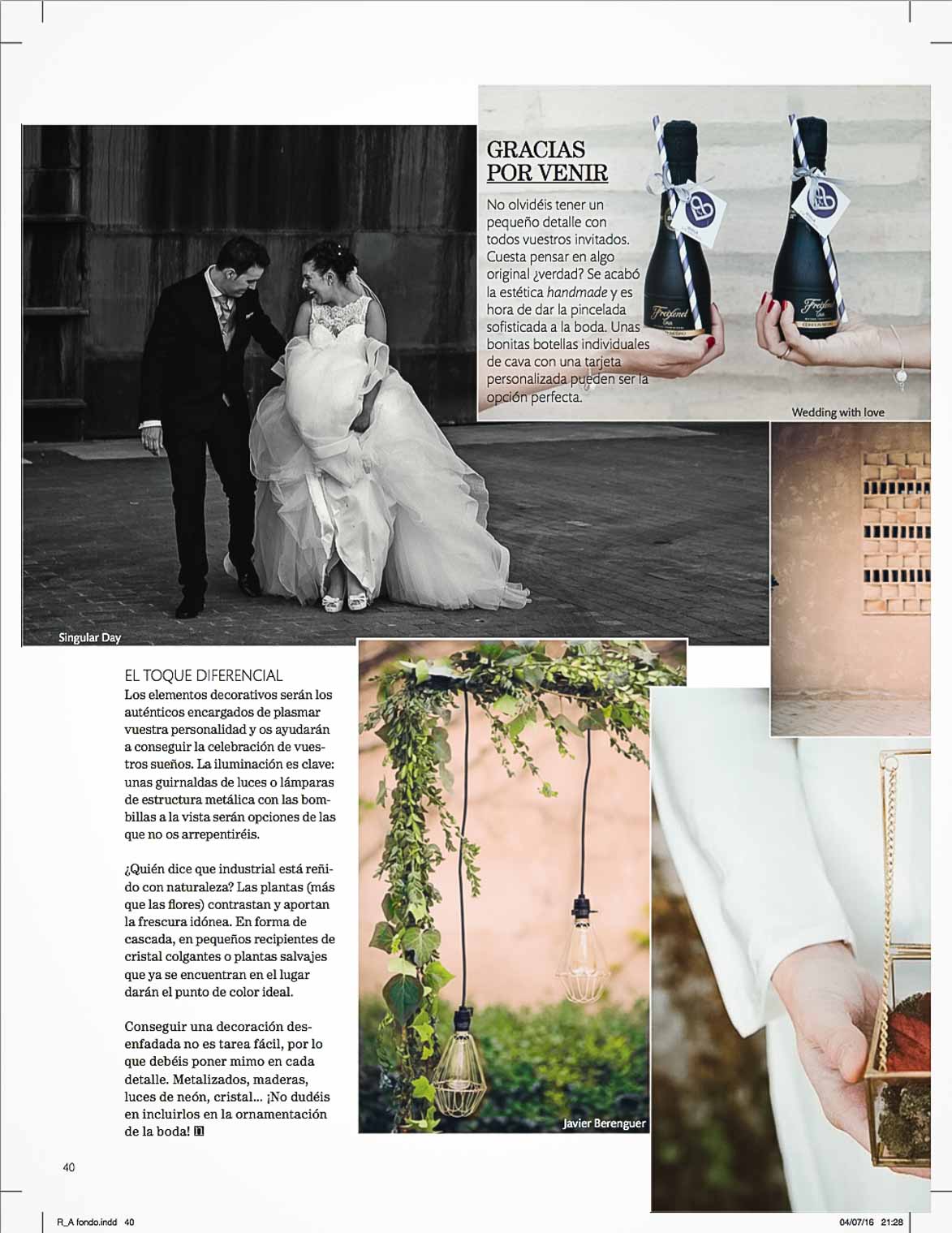 Publicación en Revista Novias España