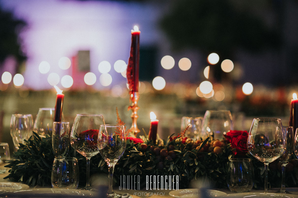 Fotos Centros de Mesa con Velas para Boda Marbella Malaga 