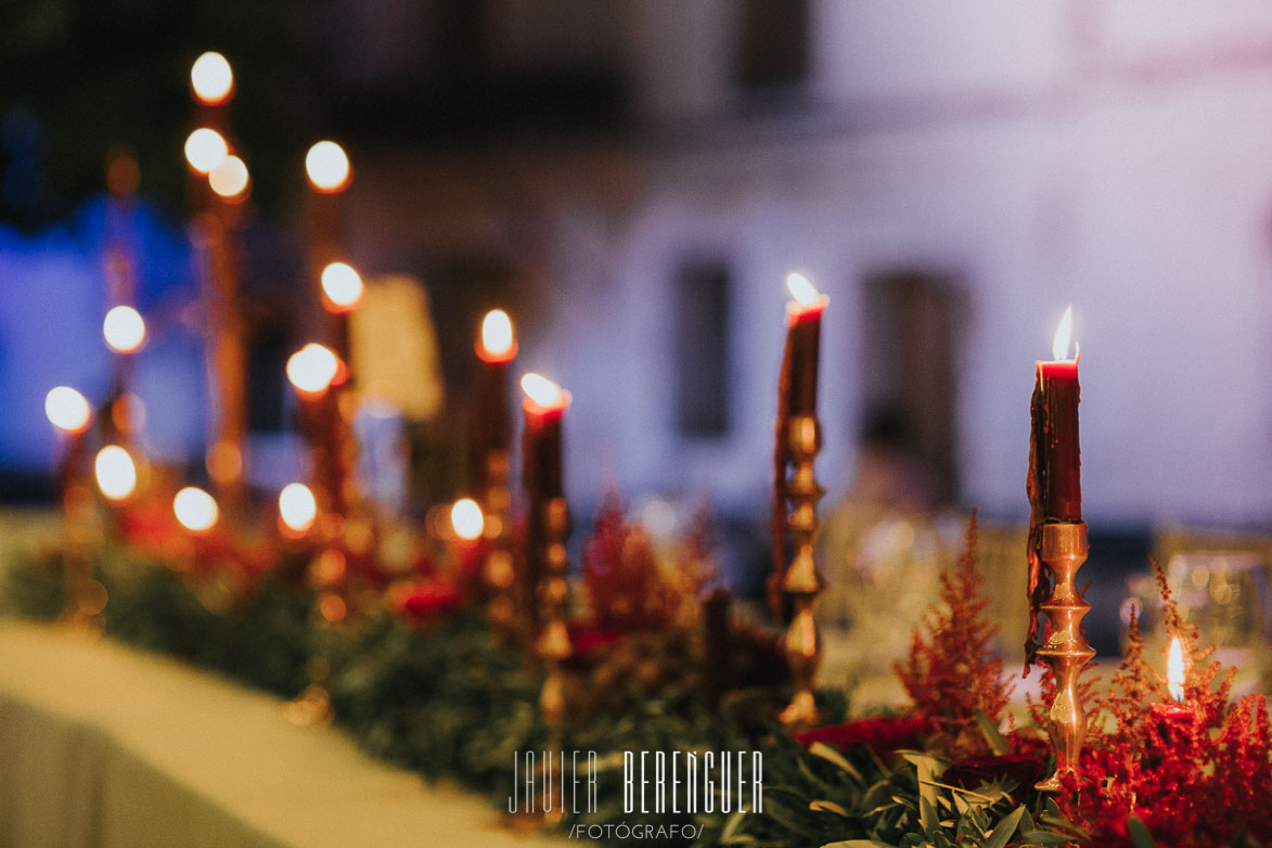 Fotos Decoración Con Velas para Boda Marbella Malaga 