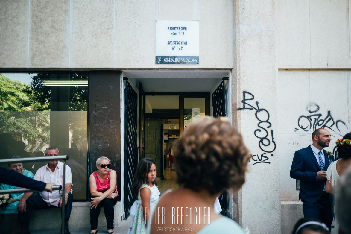 Fotos de Bodas en el Registro Civil de Alicante