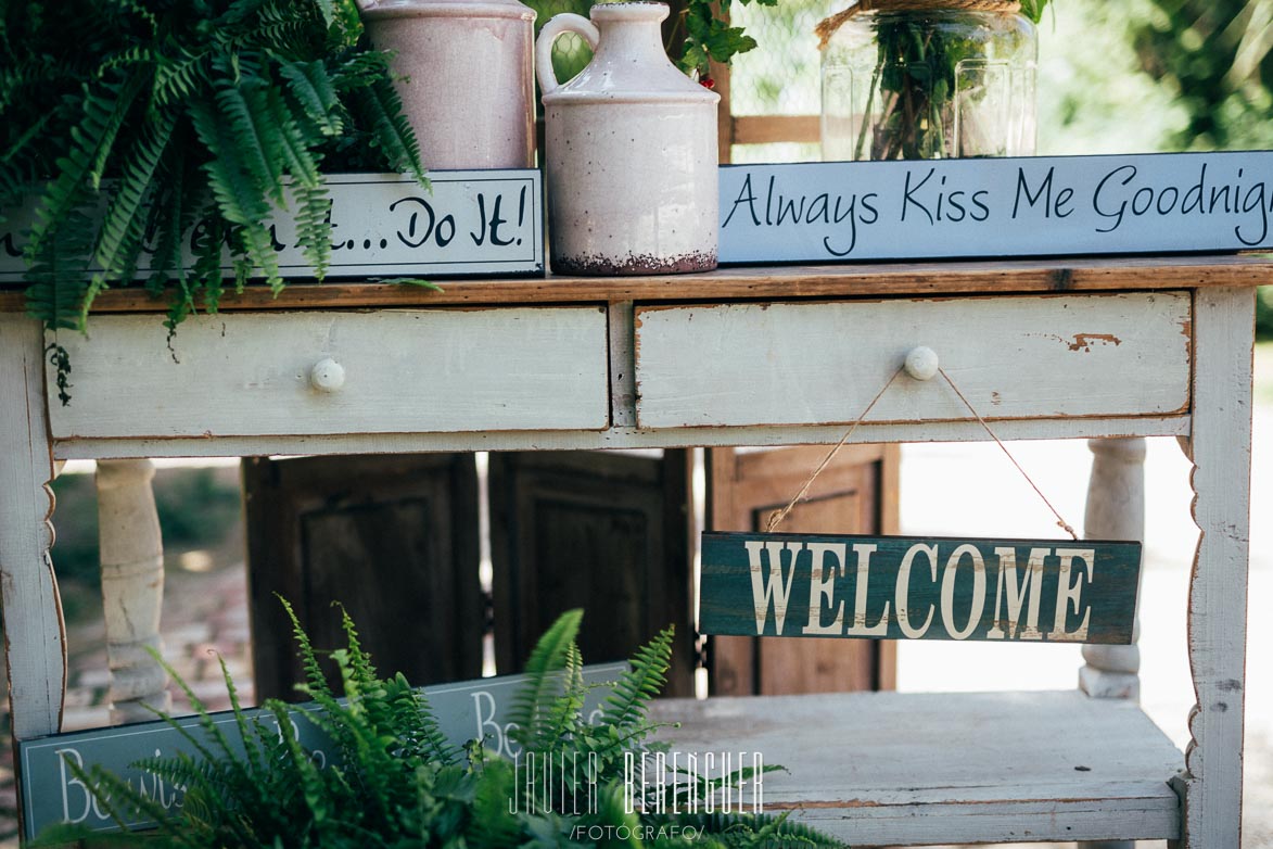 Fotos de Bienvenida para Bodas de Floristería La Trastienda