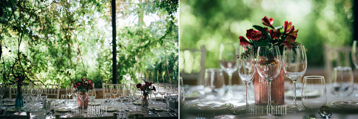 Centros de mesa y decoración para bodas en Jardines de Abril Alicante