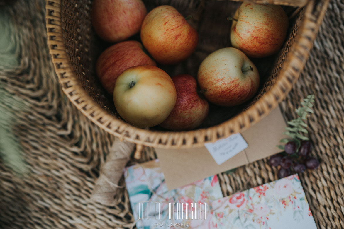 Decoración de bodas con manzanas