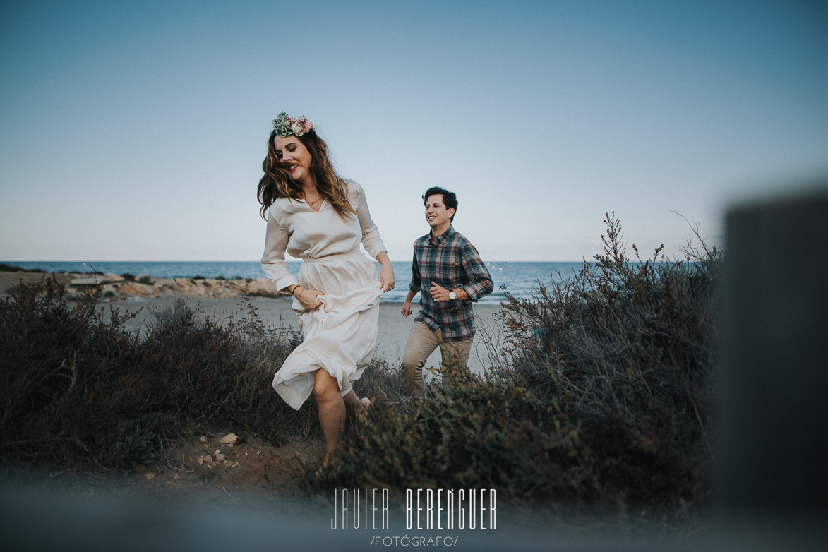 PreBoda con Decoración Boho Chic en Playa Wedding Photographer