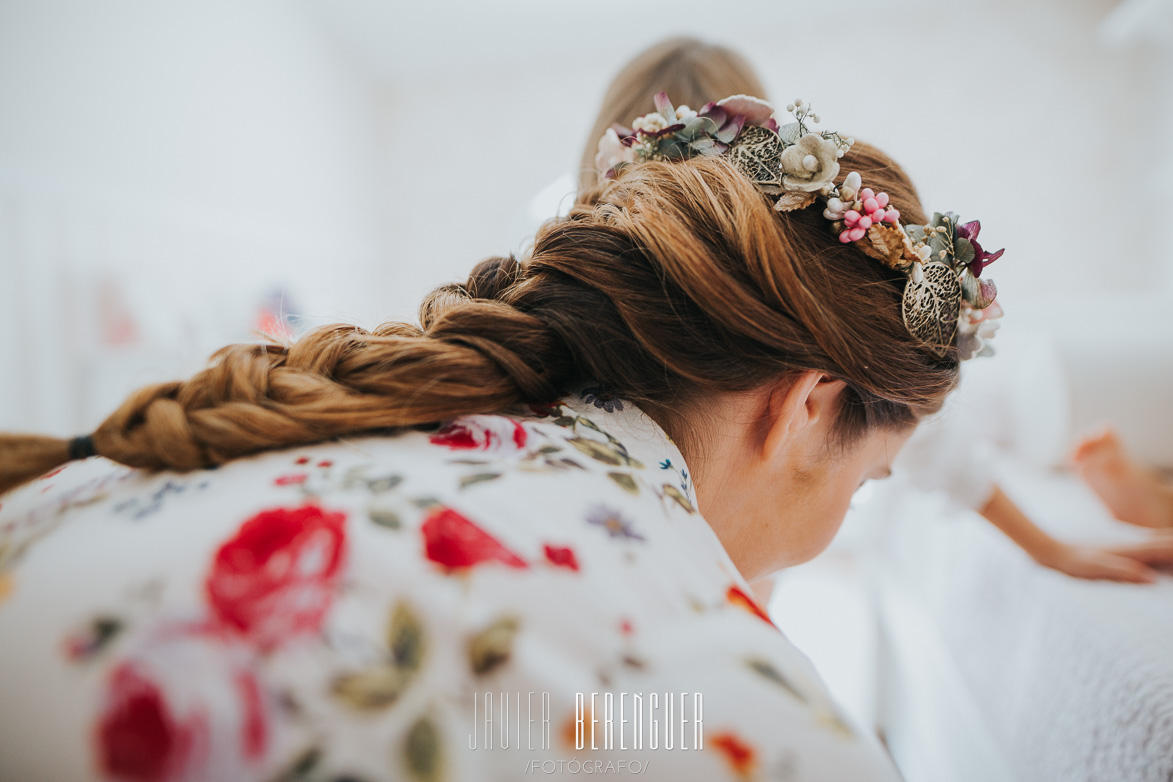 Tocado para novias de Fuen Viudes 