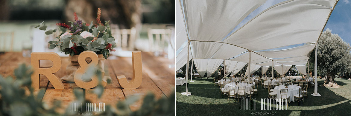 Detalles y carpas para bodas 