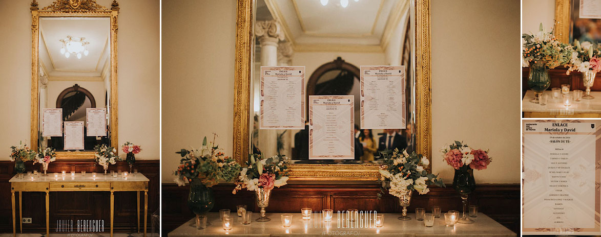 Seating Plan y Decoracion de Boda en Murcia