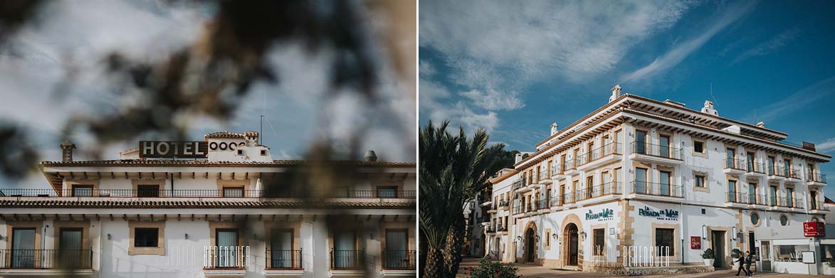 Fotografos de Boda en Hotel Posada del Mar Denia Alicante 