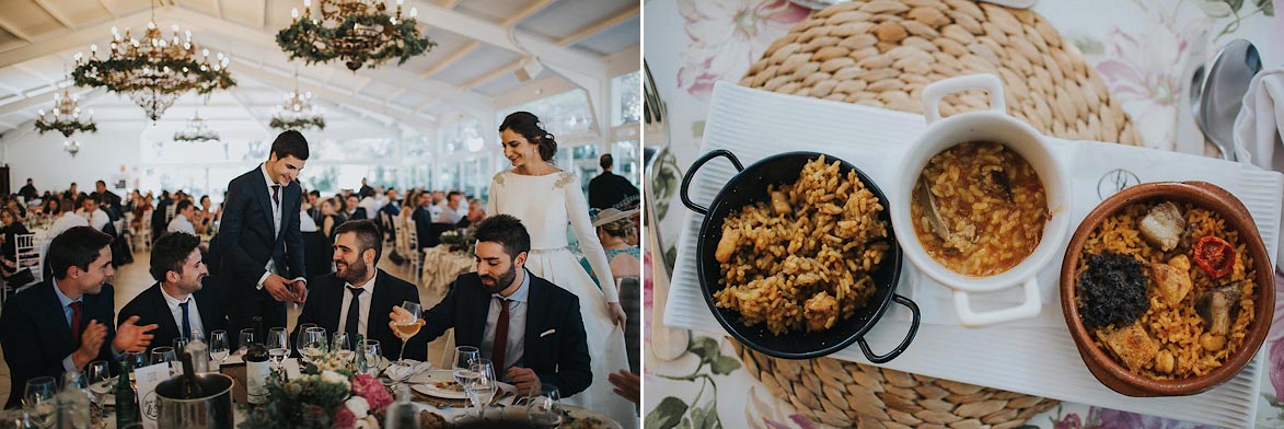 Paella en Menu de Bodas