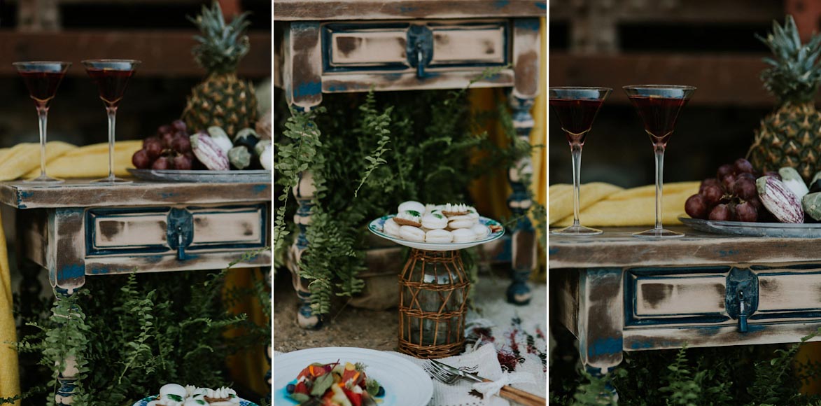 Fotos decoracion Pre Bodas Boho Chic en Vagones de Tren Abandonados
