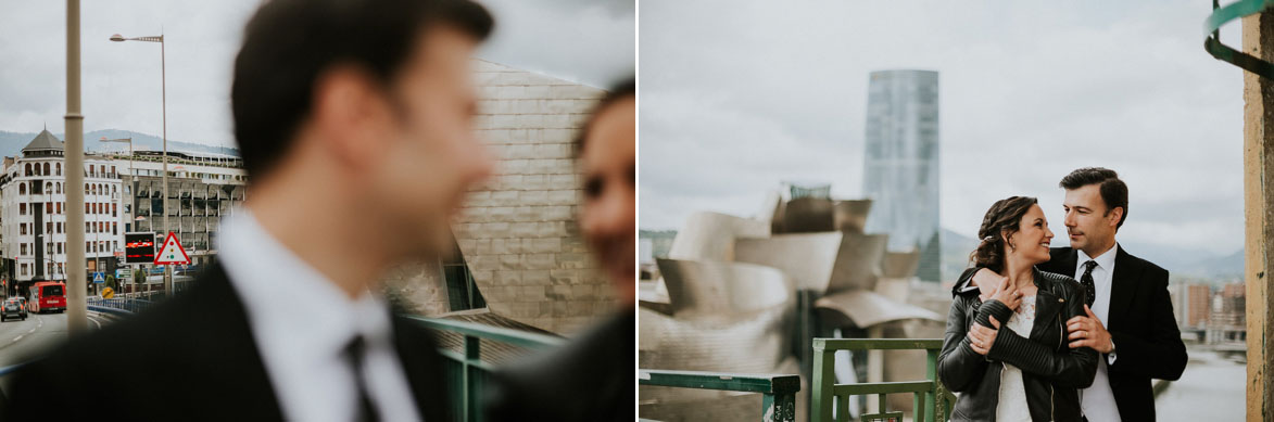 Fotos y video de boda en Guggenheim Bilbao