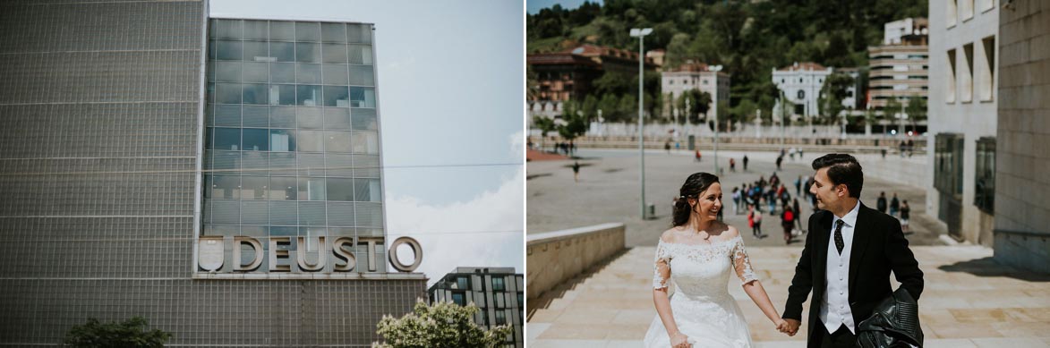 Fotógrafos de Boda en Univiersidad de Deusto Bilbo