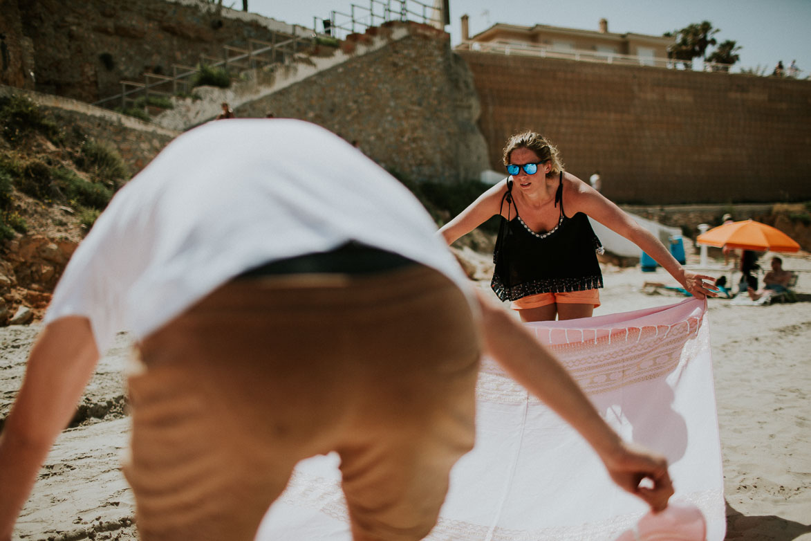 Mariage sur la plage Espagne