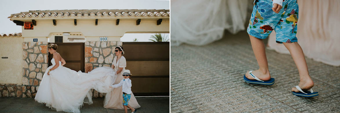 Fotos Fotografos de Boda en la Playa Cabo Roig Torrevieja