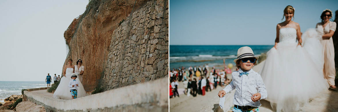 Fotos Fotografos de Boda en la Playa Cabo Roig Torrevieja