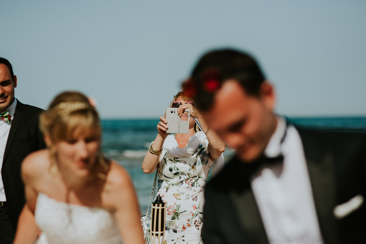 Fotos Fotografos de Boda en la Playa Cabo Roig Torrevieja