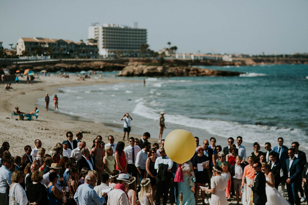 Fotografos de Boda en la Playa Cabo Roig