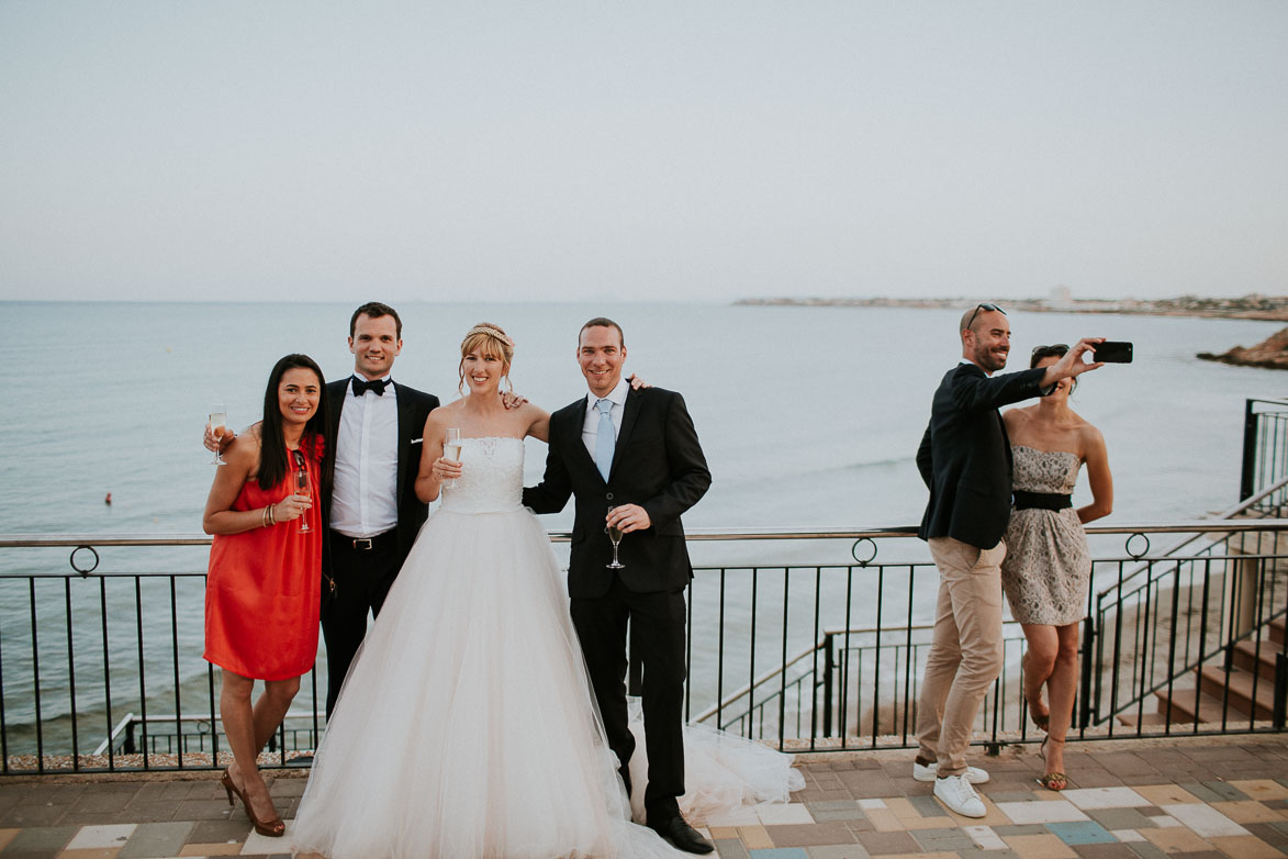 Mariage sur la plage Orihuela Côte Punta Prima Espagne