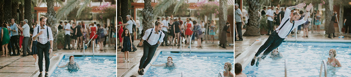 Fotos y video de boda en Piscinas