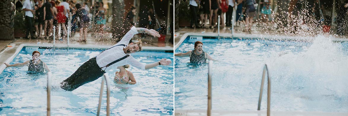 Fotos y video de boda en Piscinas