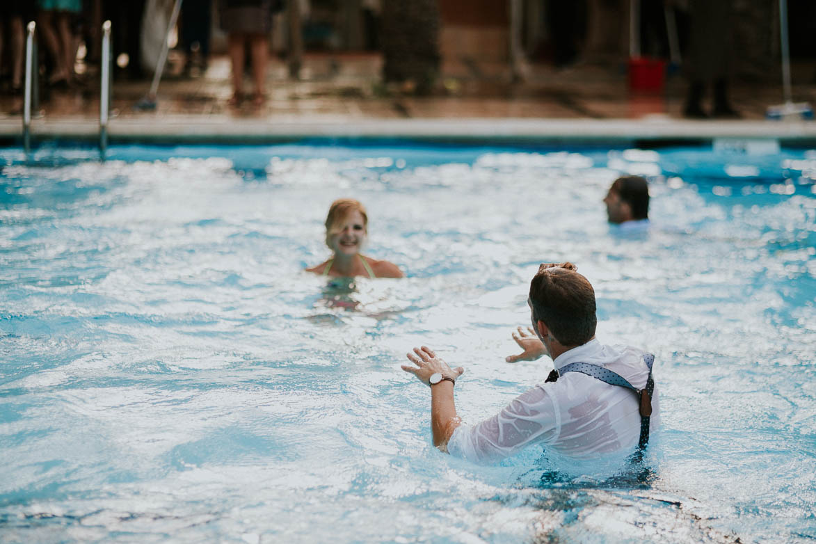 Fotos y video de boda en Piscinas