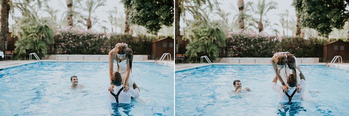 Fotos y video de bodas en Piscinas