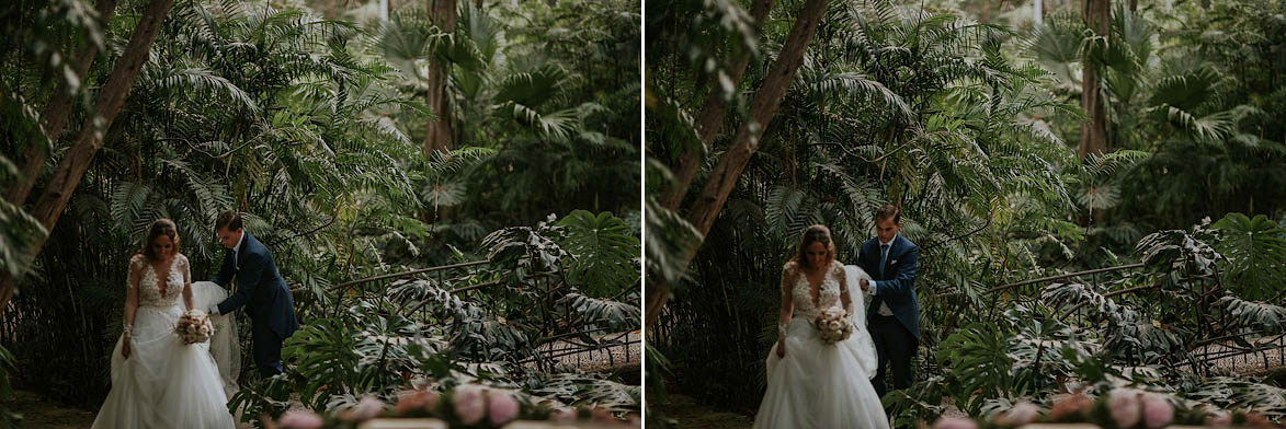 Fotos de Bodas en Jardín Botánico La Concepción Malaga