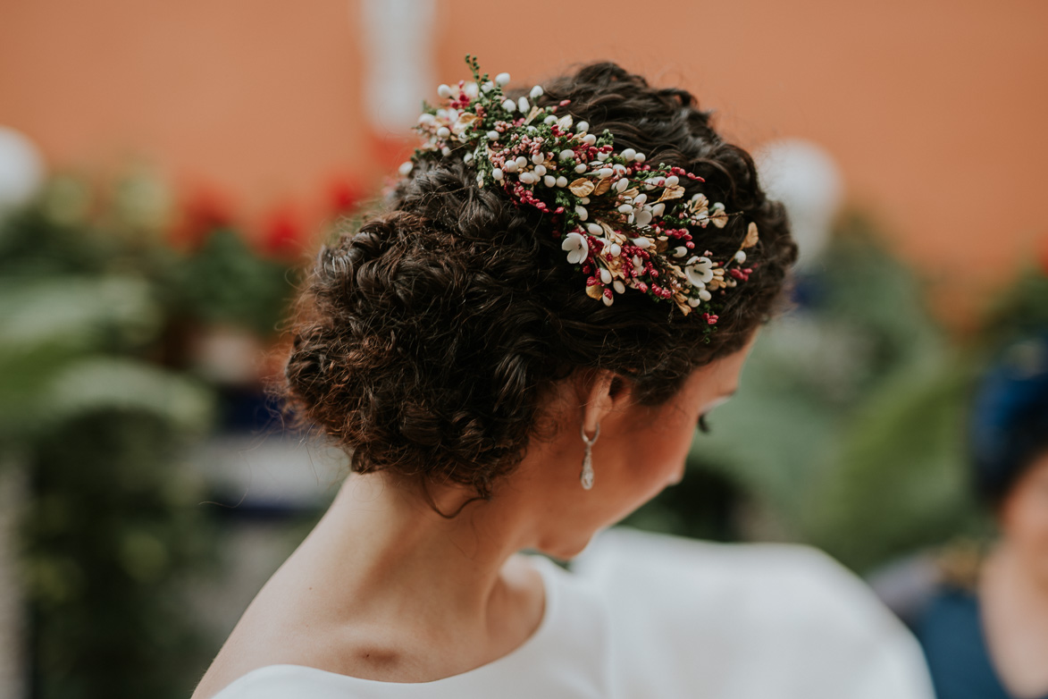 Tocados Novia para Bodas Finca Buenavista Murcia