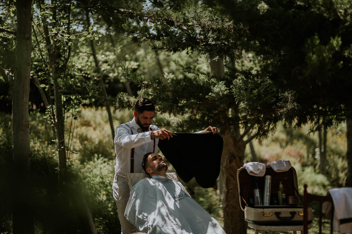 Barberia Los Honorables en Bodas Alicante Wedding Barber