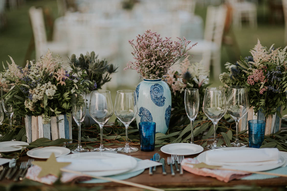 Centros de Mesas para Bodas Civiles Yeguada La Gloria Wedding Spain